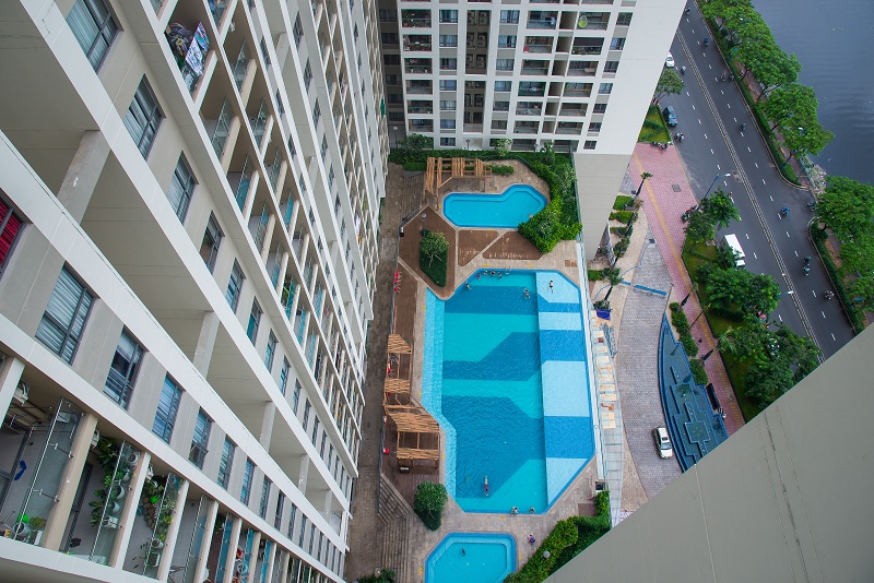 Đẹp ngất ngay căn hộ homestay quận 4 ở Sài Gòn có hồ bơi