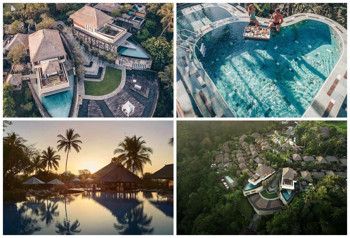 Resort Kamandalu Ubud Bali - nơi có hồ bơi trái tim lơ lững giữa vực cực đẹp