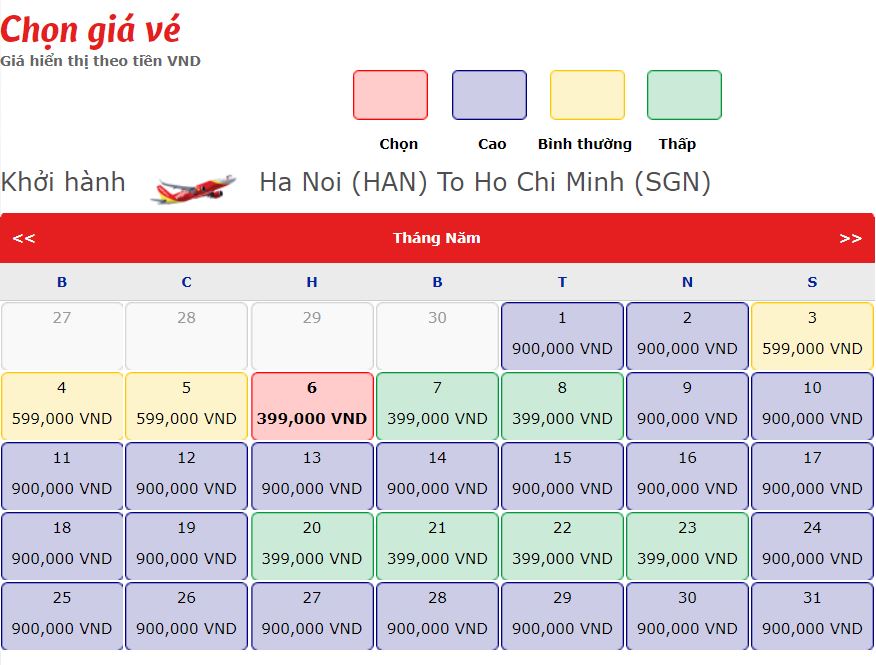 Mẹo săn vé máy bay Vietnam Airlines, Vietjet Air, Jetstar Pacific, Bamboo Airlines giá rẻ nhất trong tháng
