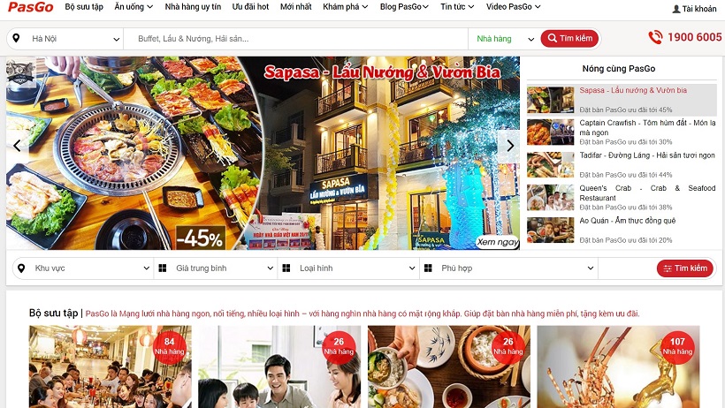 Pasgo.vn - Kênh quảng bá ẩm thực nhà hàng đáng tin cậy ở Việt Nam