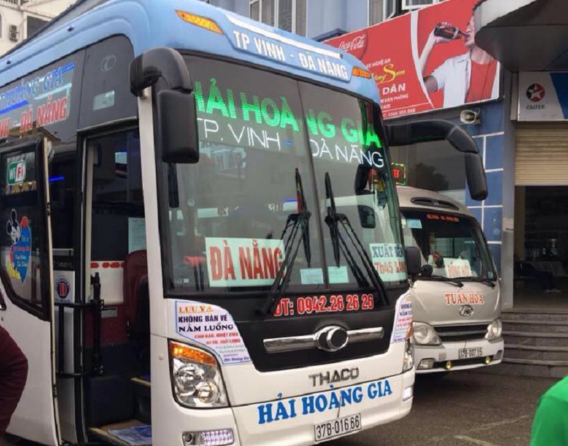 Nhà xe Hải Hoàng Gia đi Đà Nẵng – Nghệ An: xe giường nằm 44 chỗ