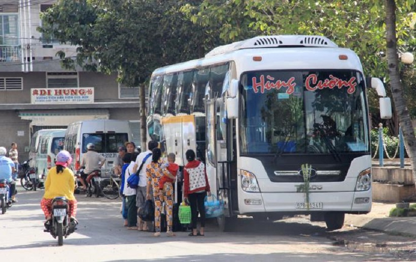 Nhà xe Hùng Cường đi Sài Gòn An Giang