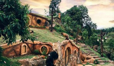 Fan cuồng "Chúa tể của những chiếc nhẫn" đến KDL Bạch Mã Village