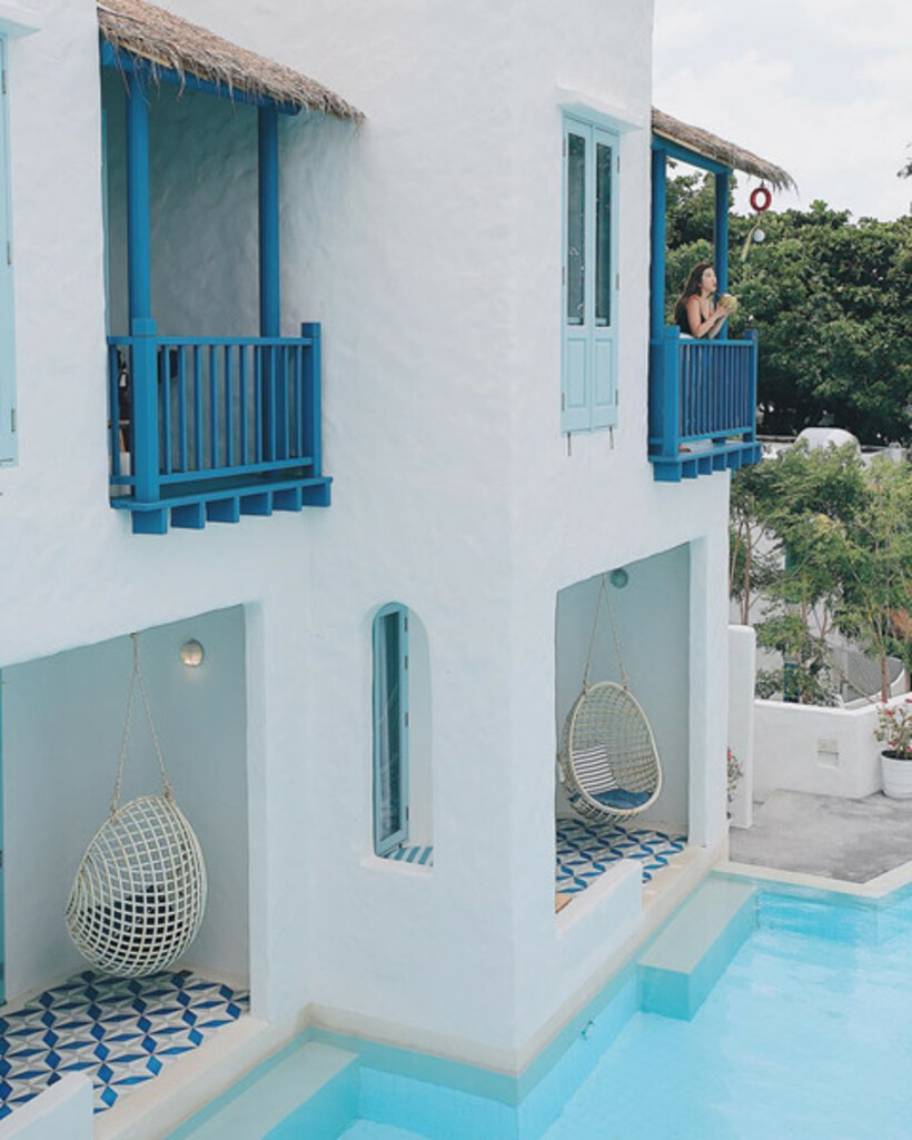 Có một Santorini phiên bản Thái Lan mang tên resort De Paskani