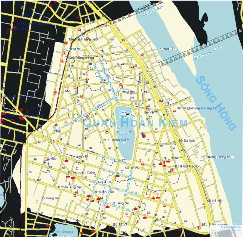 Bản đồ Hà Nội: Bản đồ các quận huyện ở Hà Nội mới nhất - Update 2019