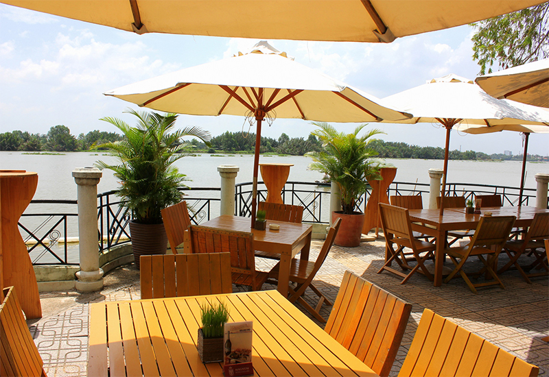 quán cafe view sông Sài Gòn