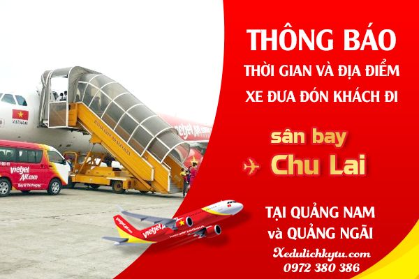 Top 5 dịch vụ xe đưa đón sân bay Chu Lai về Tam Kỳ Quảng Nam