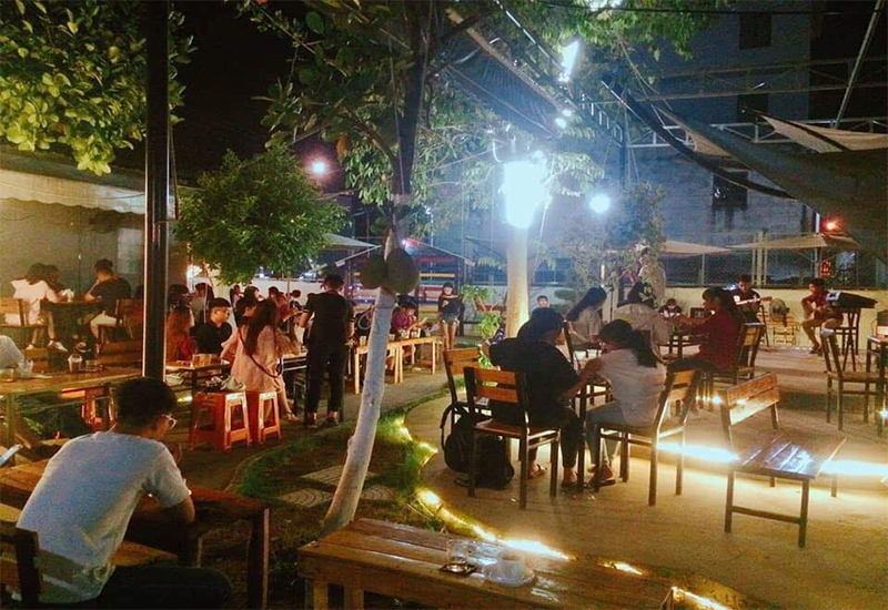 quán cafe Vĩnh Long