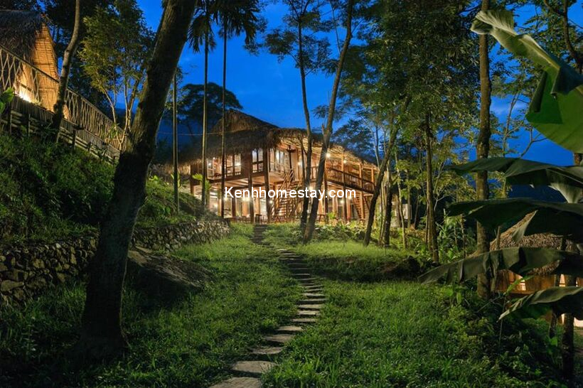 Ciel de Puluong: Khu nghỉ "nhà mái lá" ẩn mình giữa thiên nhiên xanh mát
