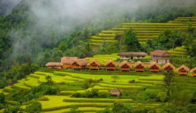 Hoang Su Phi Lodge: Khu nghỉ view cánh đồng lúa đẹp miên man