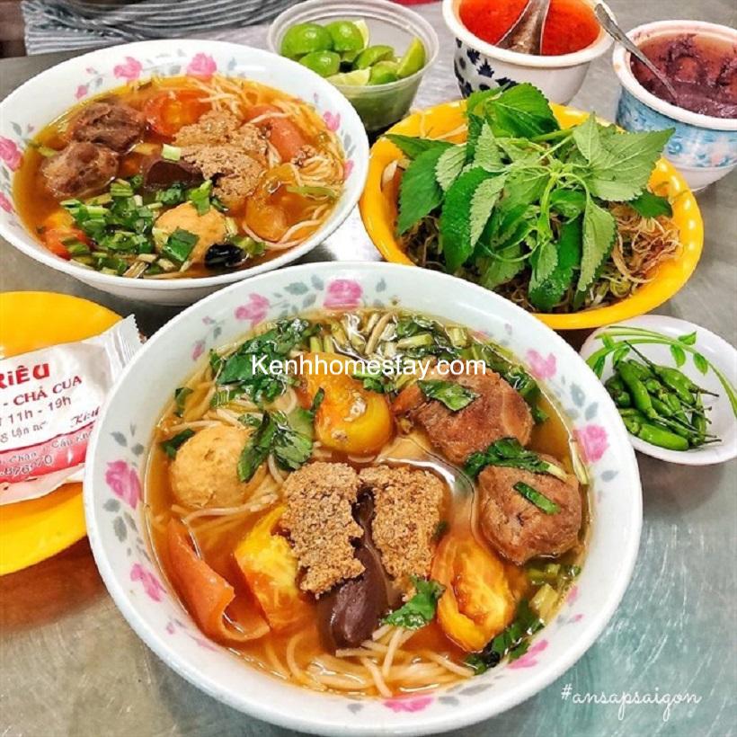 Top 15 Quán bún riêu ngon ở Sài Gòn TPHCM giá rẻ đông khách nhất