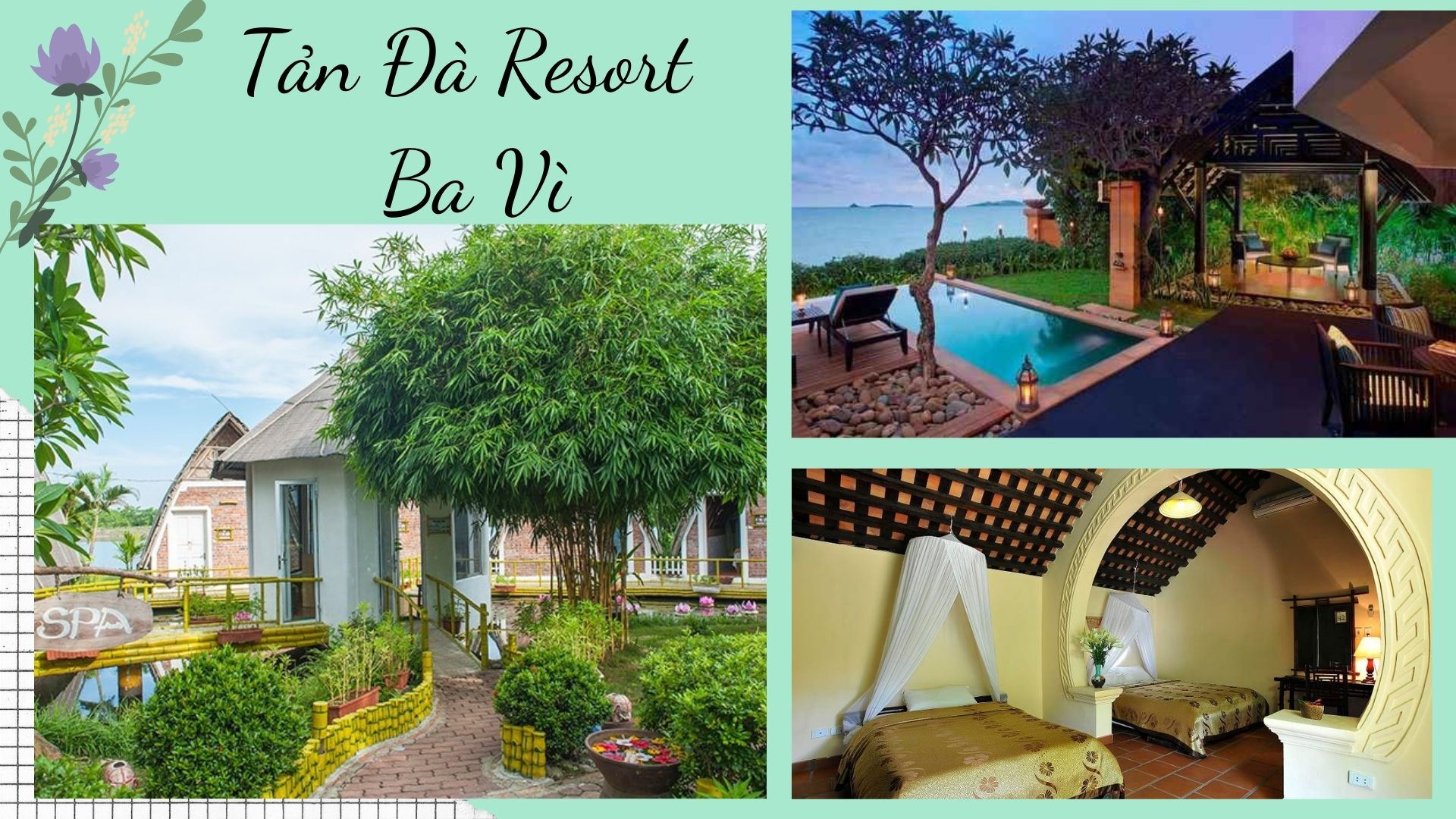 Top 24 Resort Ba Vì giá rẻ đẹp có hồ bơi quanh Hà Nội nên nghỉ dưỡng
