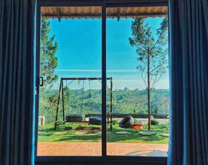 Sen Villa: Biệt thự 8 phòng ngủ view núi đồi đẹp ở phố hương trà Bảo Lộc