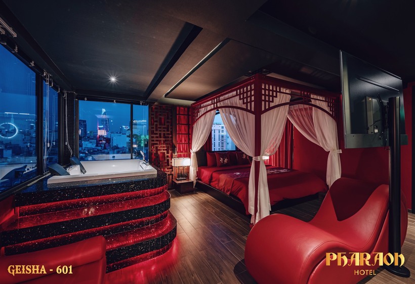 Pharaon Hotel Cống Quỳnh: khách sạn tình yêu lãng mạn cạnh phố Bùi Viện