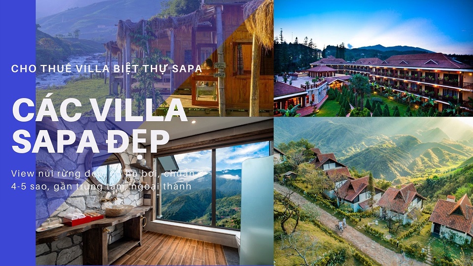 Top 20 Biệt thự villa Sapa giá rẻ đẹp ở trung tâm nguyên căn có hồ bơi