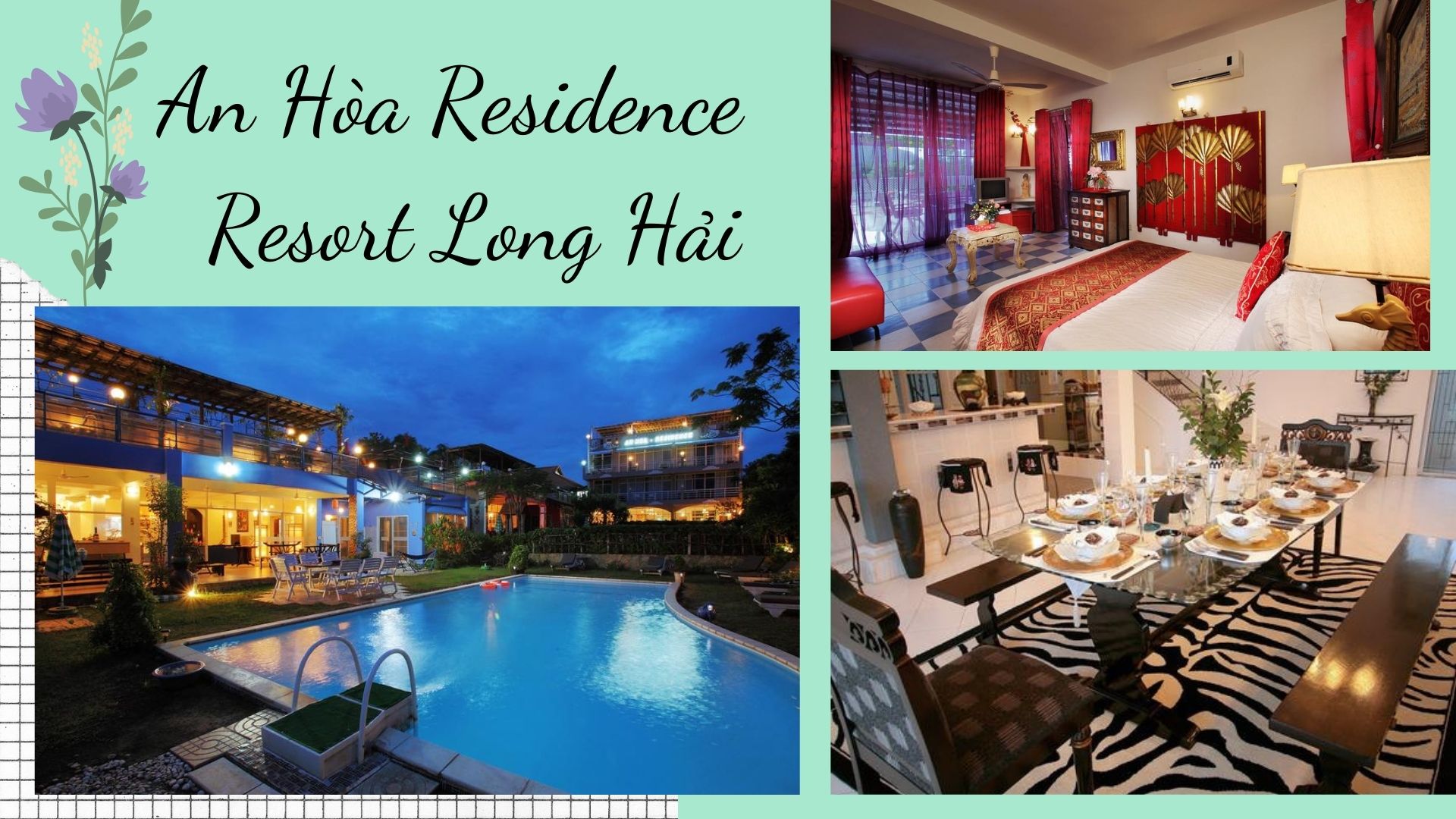 20 Biệt thự villa resort Long Hải giá rẻ view đẹp sát biển có bãi tắm riêng