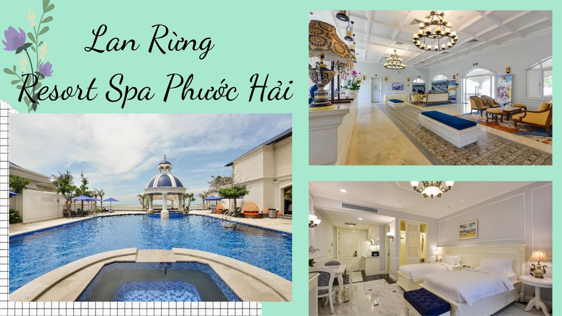 19 Biệt thự villa resort Long Hải giá rẻ view đẹp sát biển có bãi tắm riêng