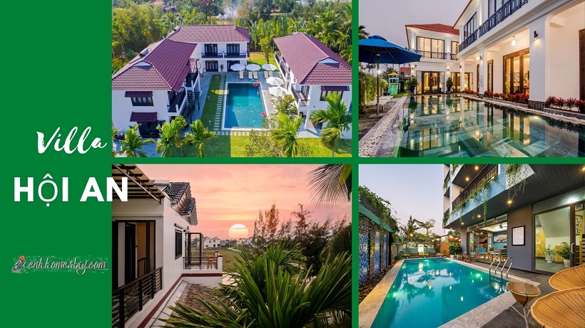 42 Biệt thự Villa Hội An giá rẻ đẹp cho thuê nguyên căn gần biển có hồ bơi
