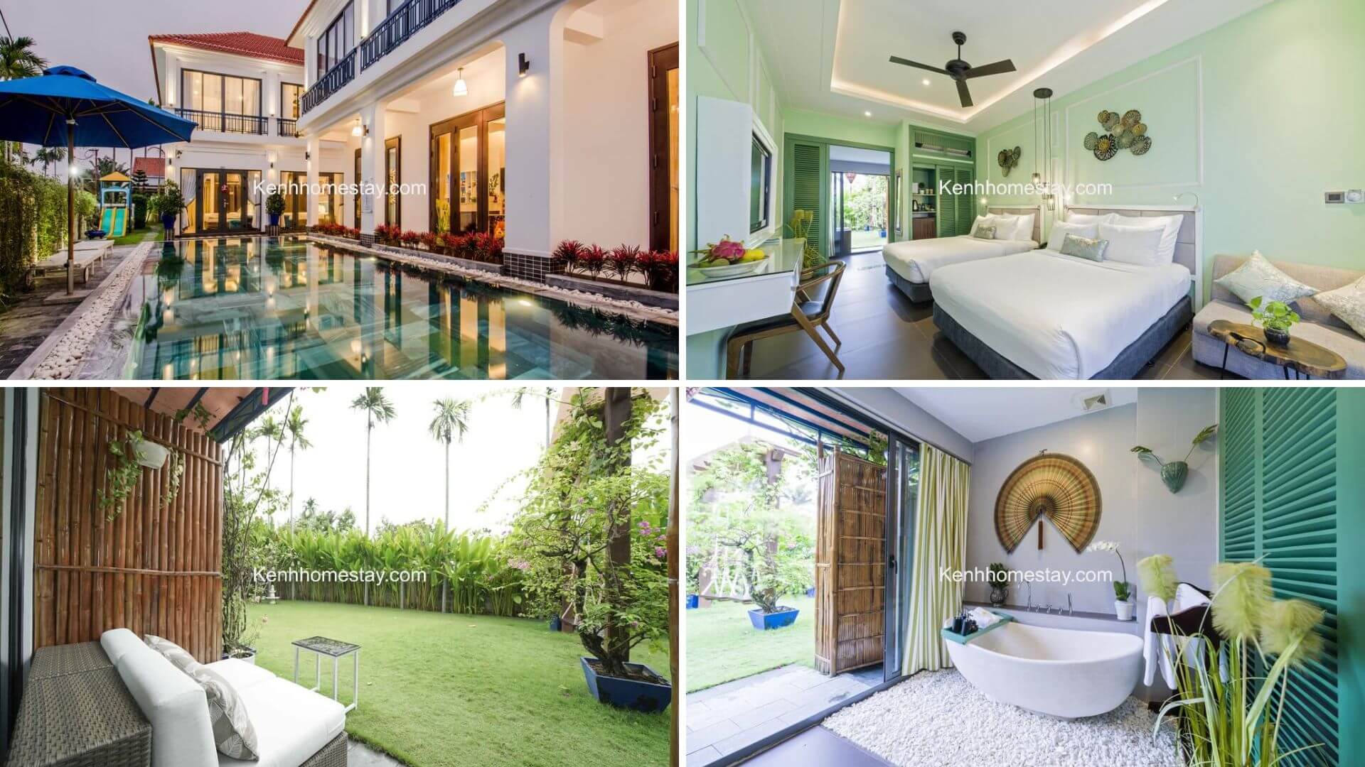 Top 42 Biệt thự Villa Hội An giá rẻ đẹp cho thuê nguyên căn gần biển có hồ bơi