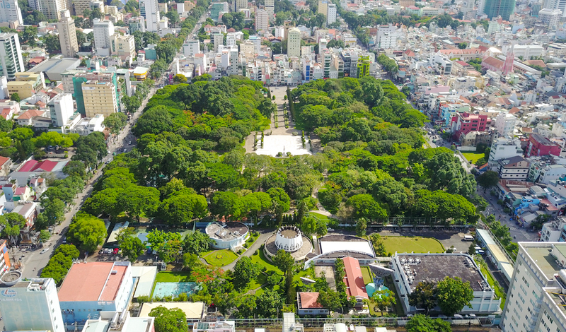 Công viên Lê Văn Tám - Không gian xanh giữa lòng thành phố